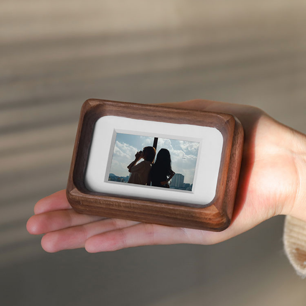 Mini photo frame - Black walnut