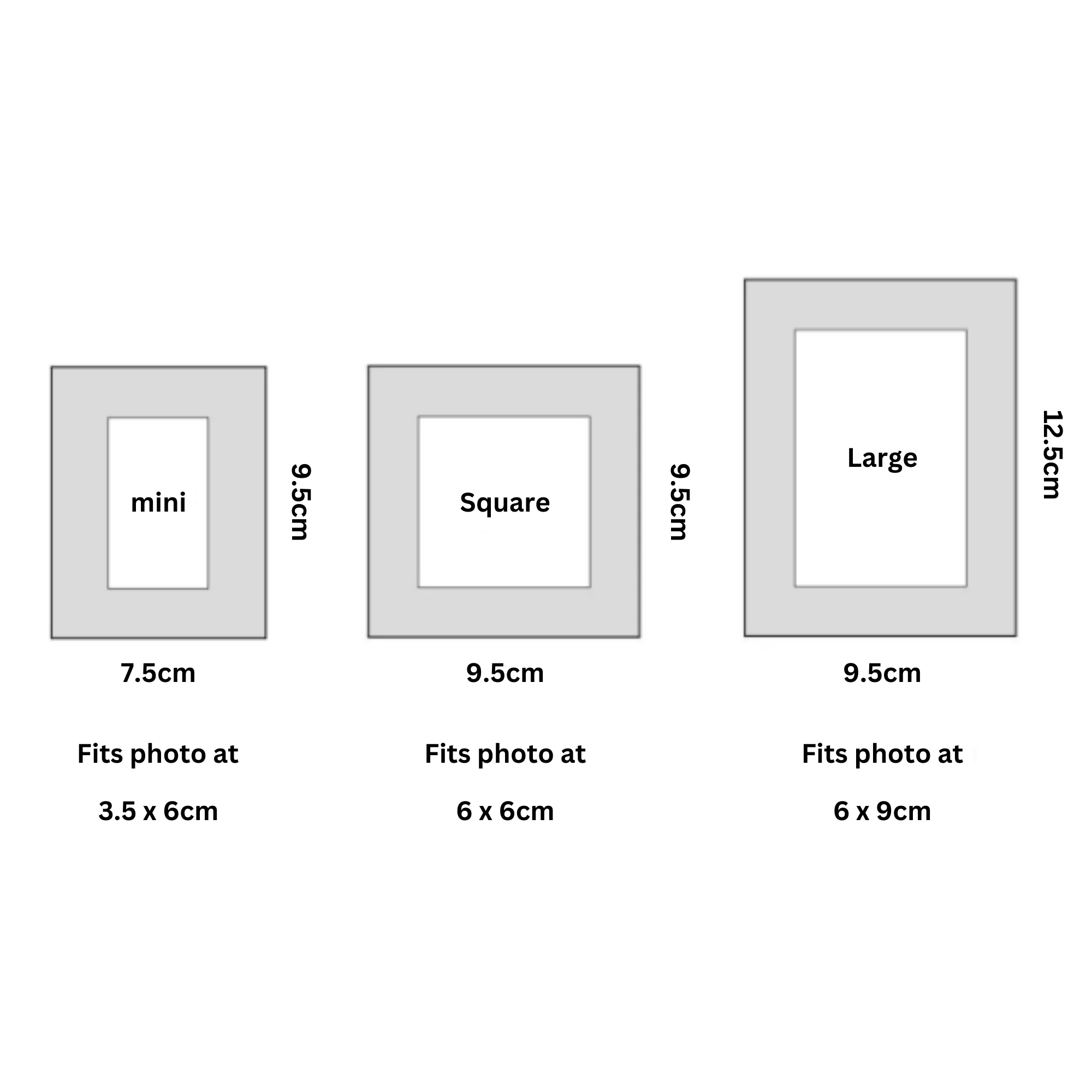 Mini photo frame - Transparent