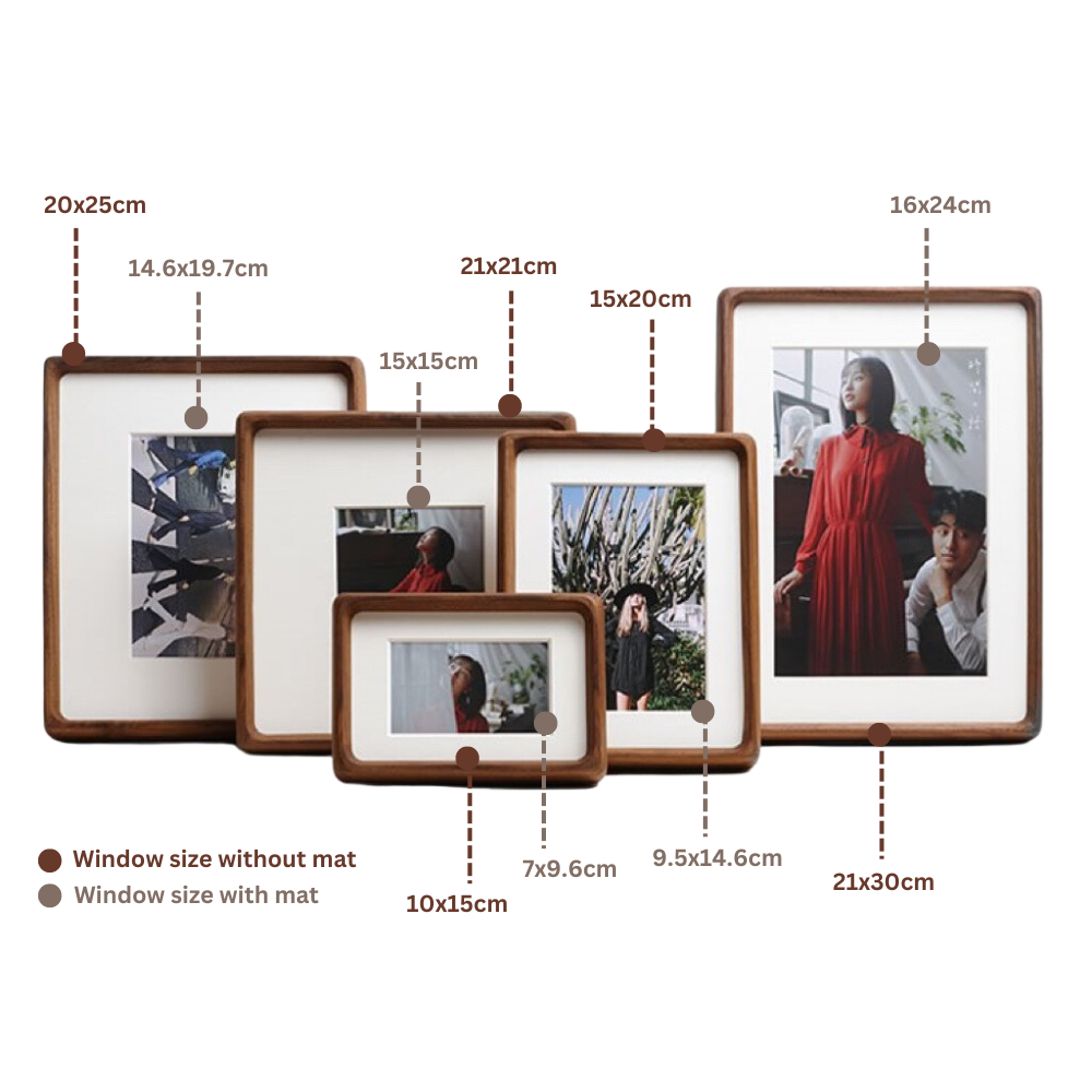 Photo frame - Black walnut