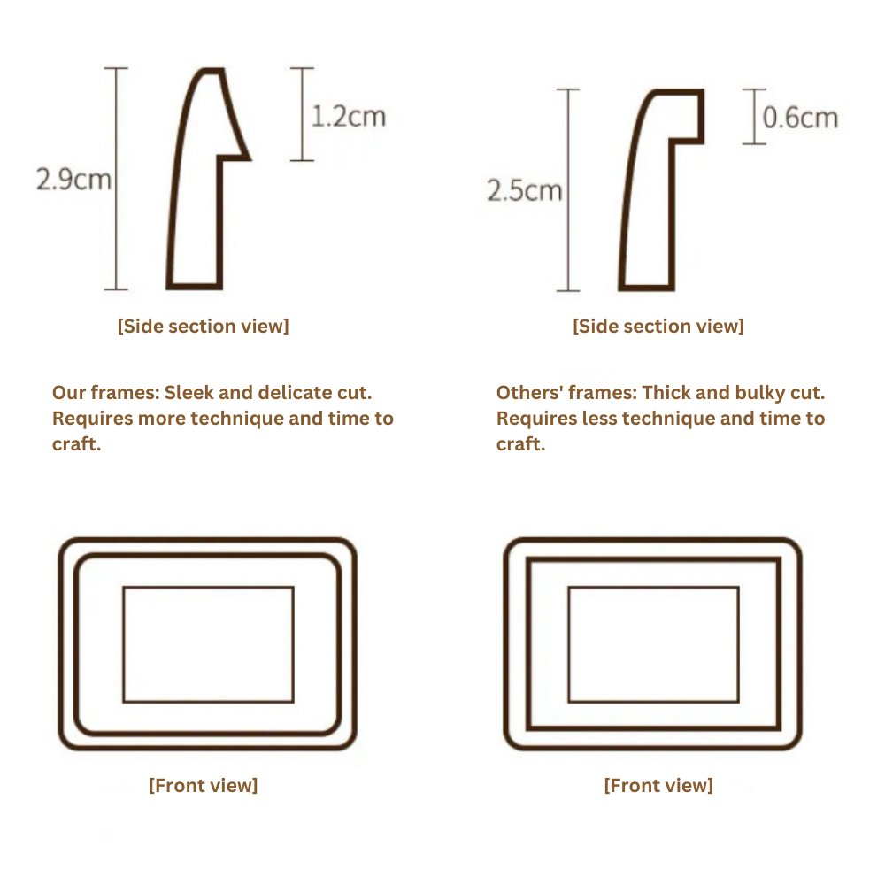 Photo frame - White ash