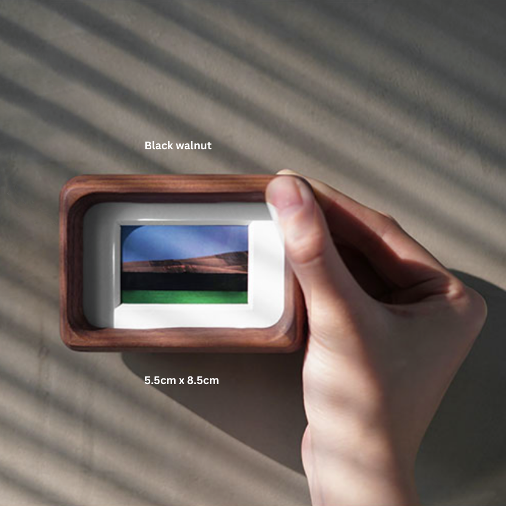 Mini photo frame - Black walnut