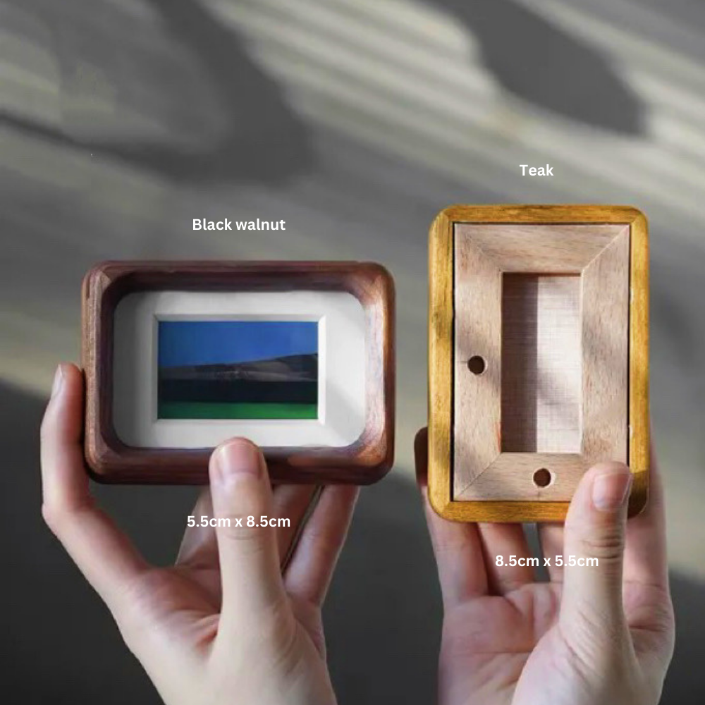 Mini photo frame - Black walnut