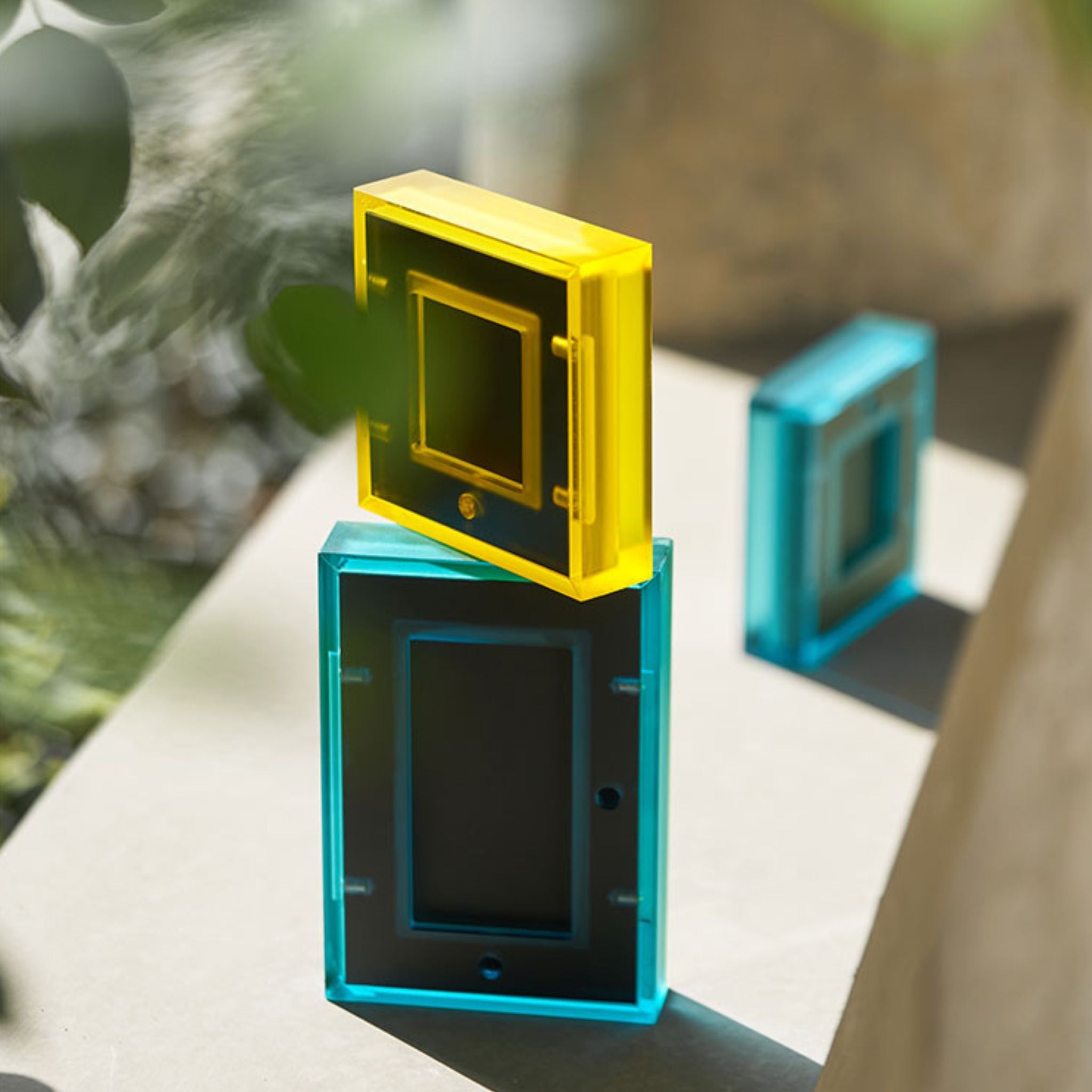 NeonEdge™ – Lemon Gleam | Table-Top Neon Acrylic Picture Frame