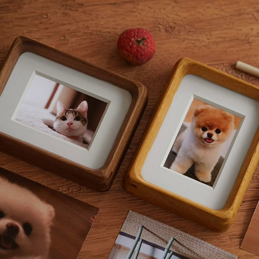 Mini photo frame - Black walnut