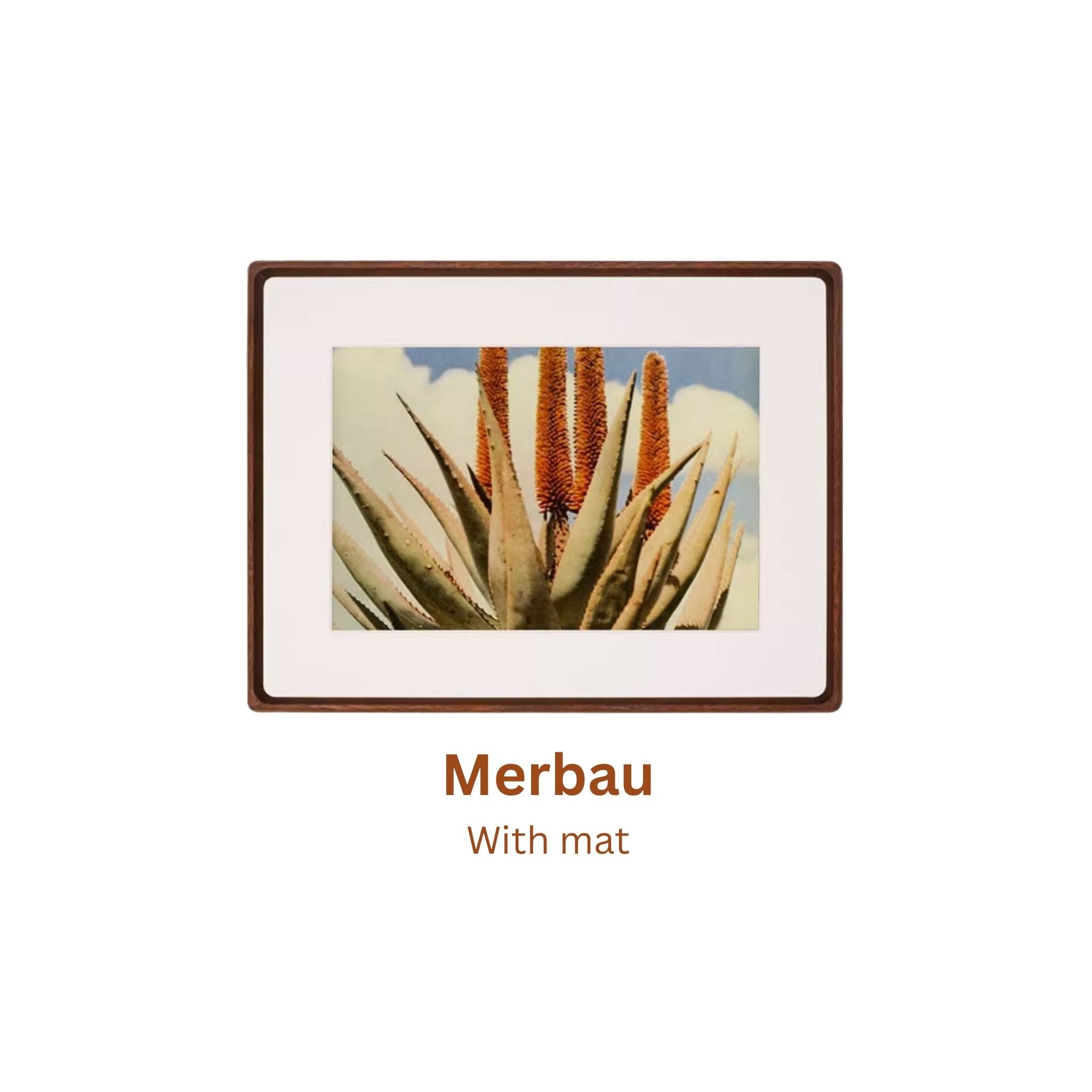 Tenon Series Large Picture Frame – Merbau | Mortise & Tenon Solid Wood