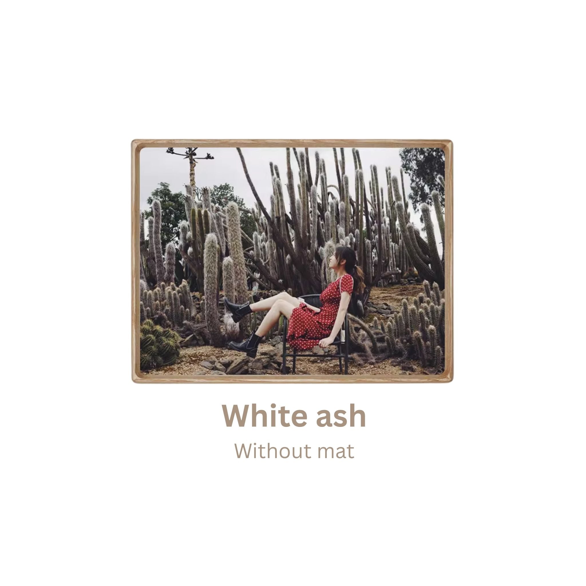 Tenon Series Large Picture Frame – White Ash | Mortise & Tenon Solid Wood