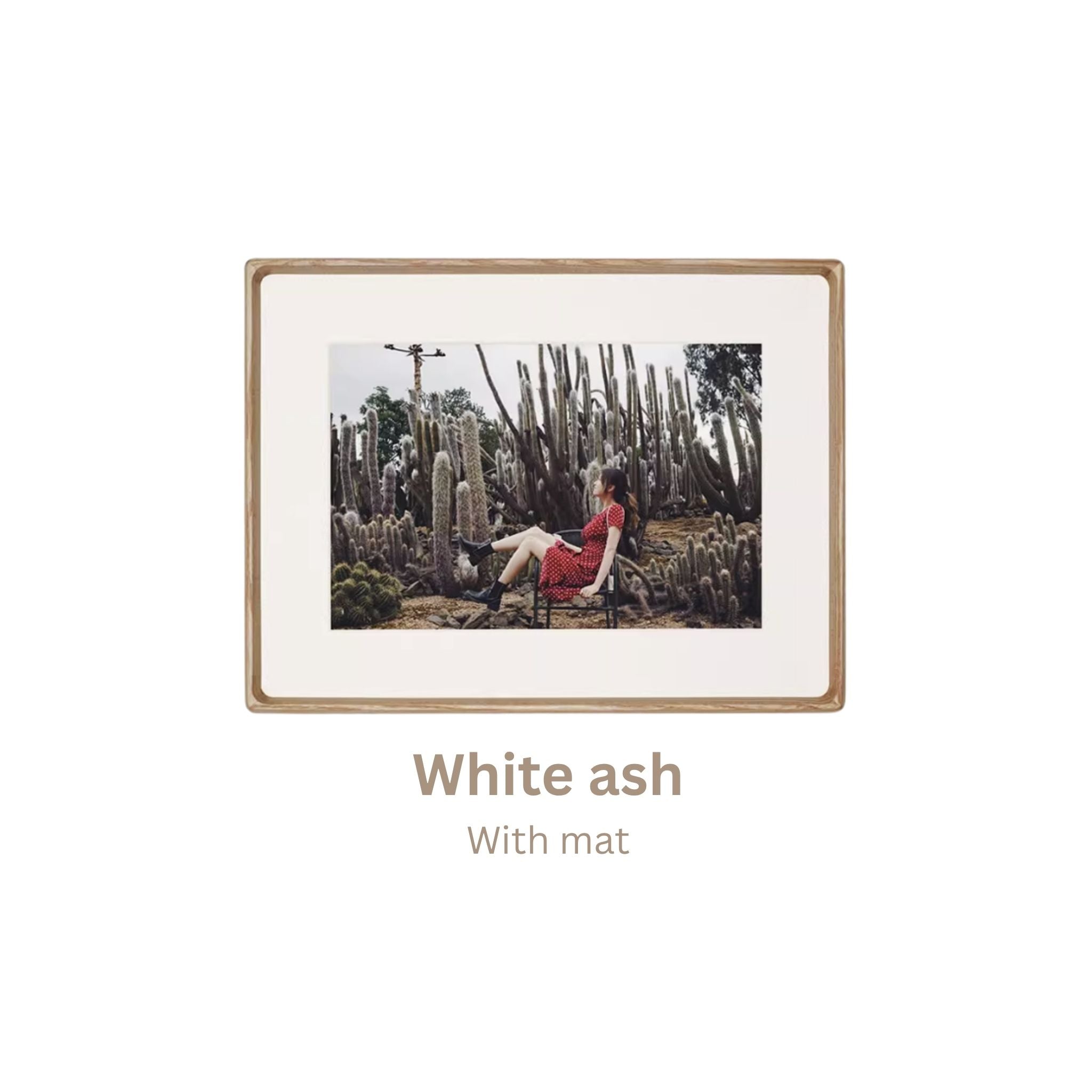 Tenon Series Large Picture Frame – White Ash | Mortise & Tenon Solid Wood