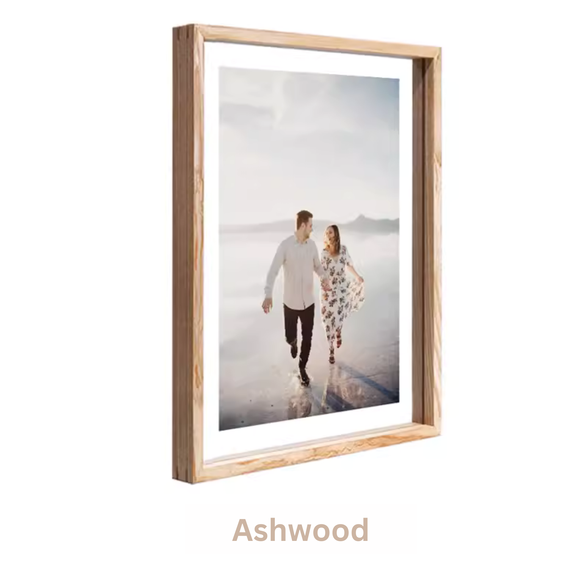 Tenon Series Large Transparent Display Frame - Various | Straight-Angle Mortise Joint Picture Frame