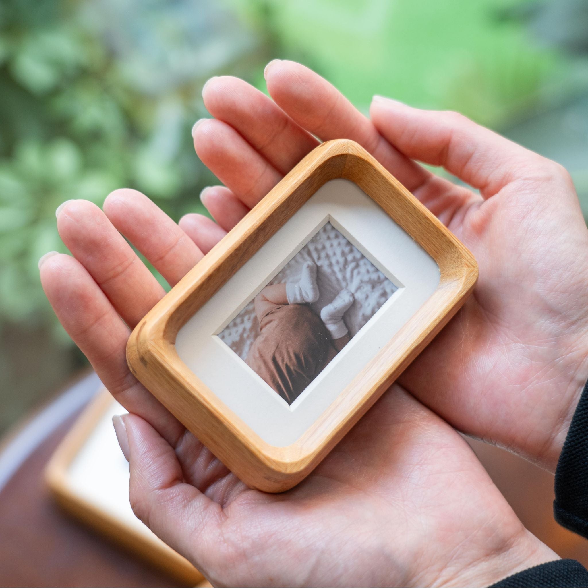 Tenon Series Mini Picture Frame – Teak | Mortise & Tenon Solid Wood