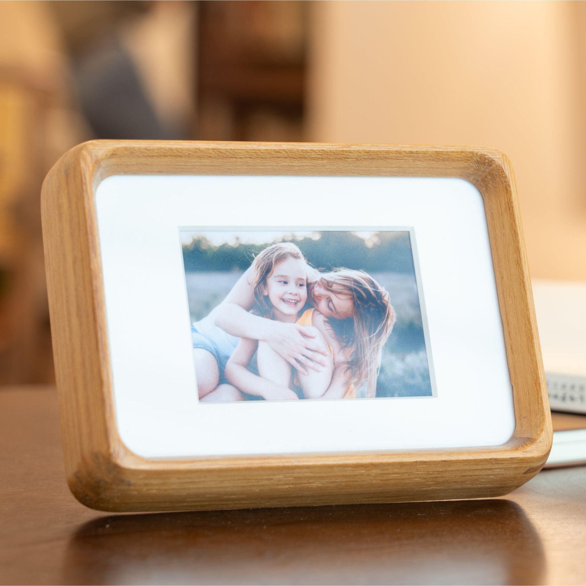 Tenon Series Mini Picture Frame – Teak | Mortise & Tenon Solid Wood