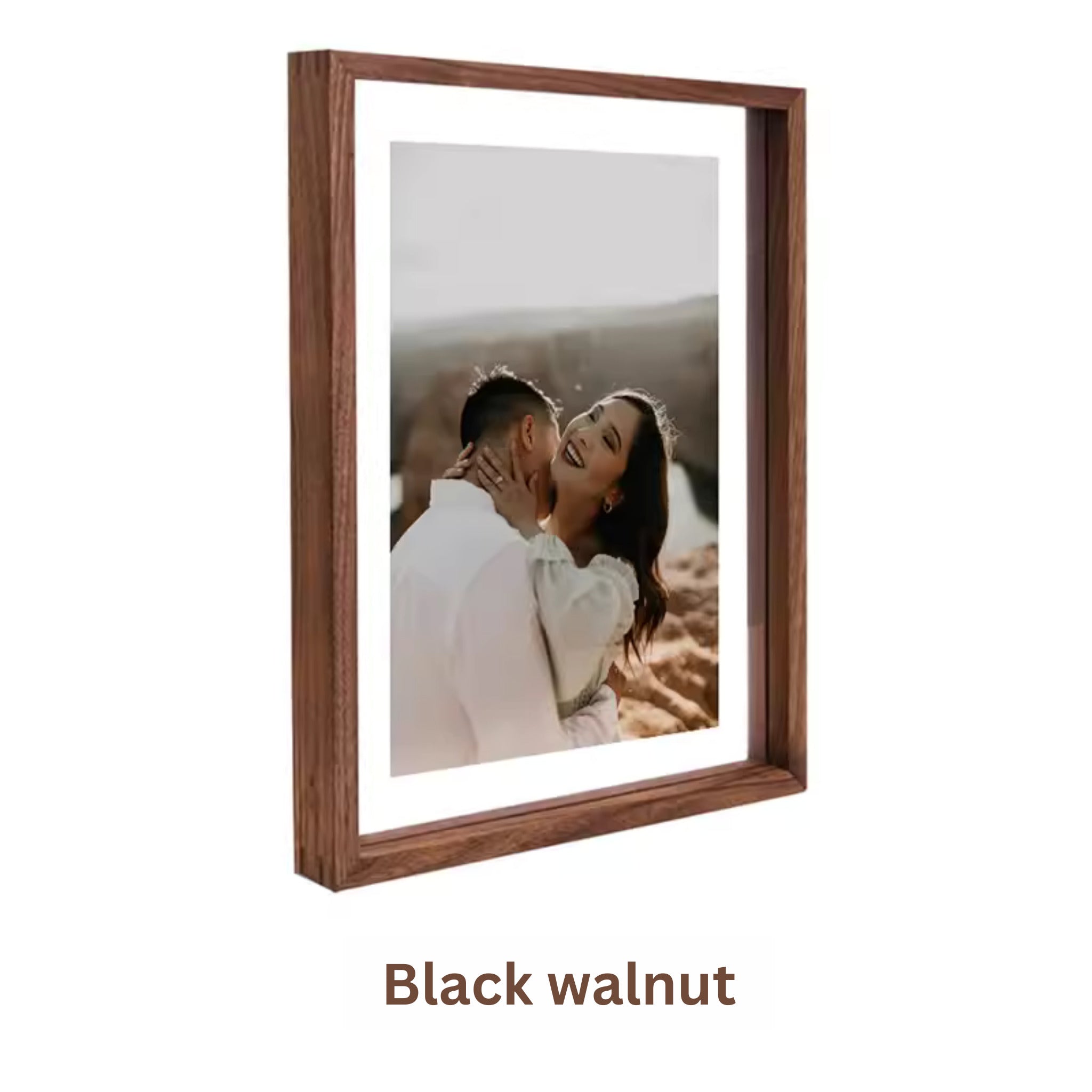 Tenon Series Large Transparent Display Frame - Various | Straight-Angle Mortise Joint Picture Frame