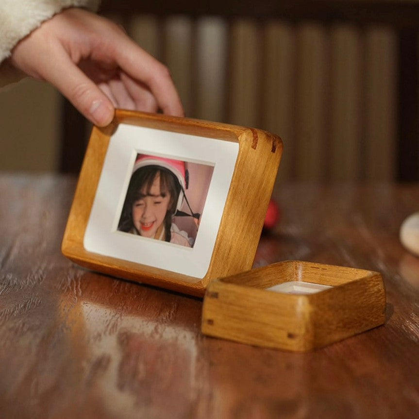 Mini photo frame - Teak