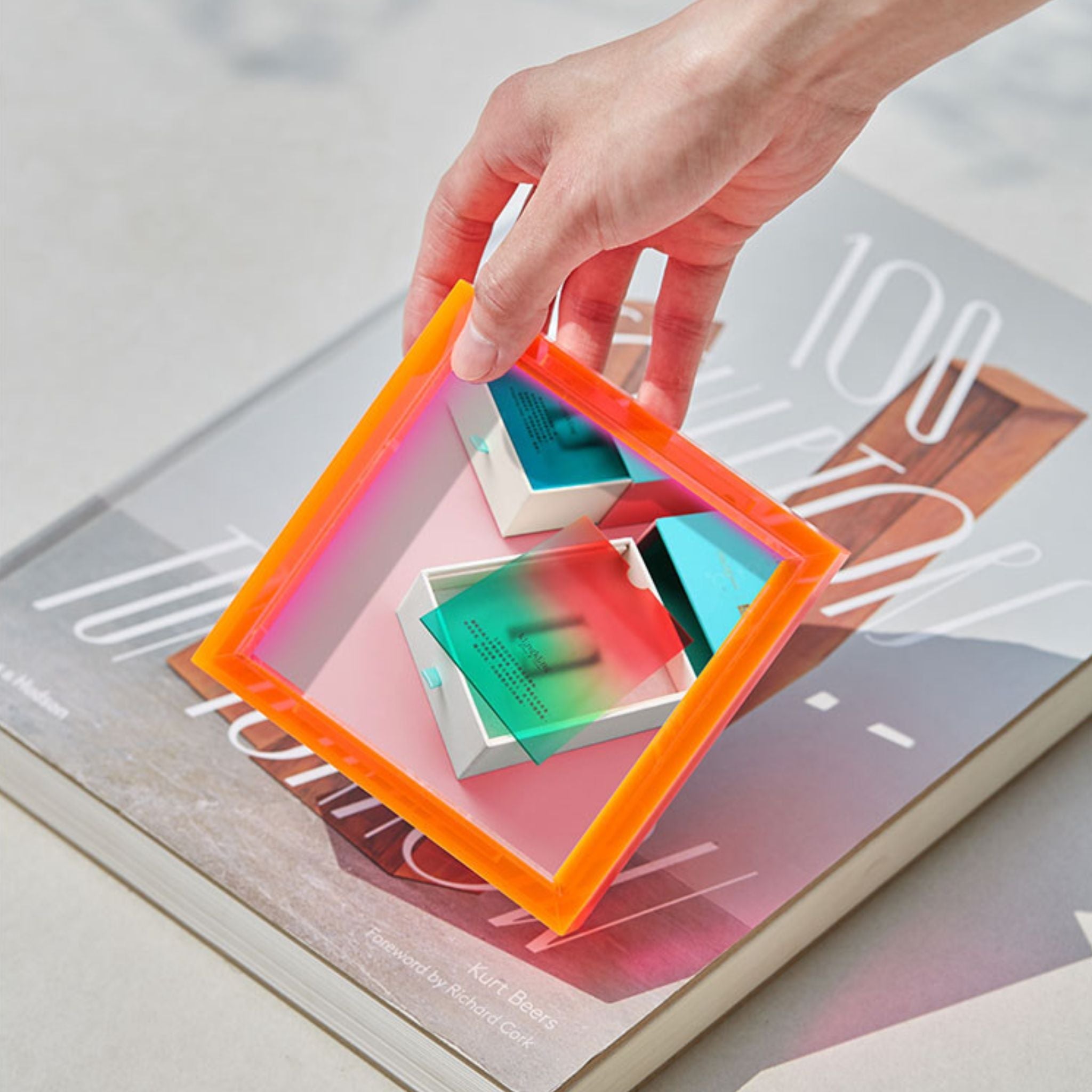 NeonEdge™ – Pink Parade | Large Neon Acrylic Picture Frame
