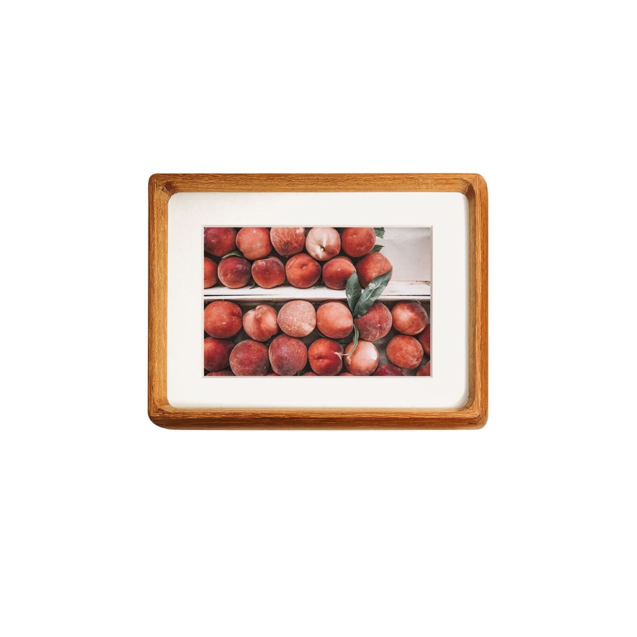 Custom Solid Wood Picture Frame in Any Size – Handmade White Ash, Teak, or Black Walnut Standard or Floating Frame