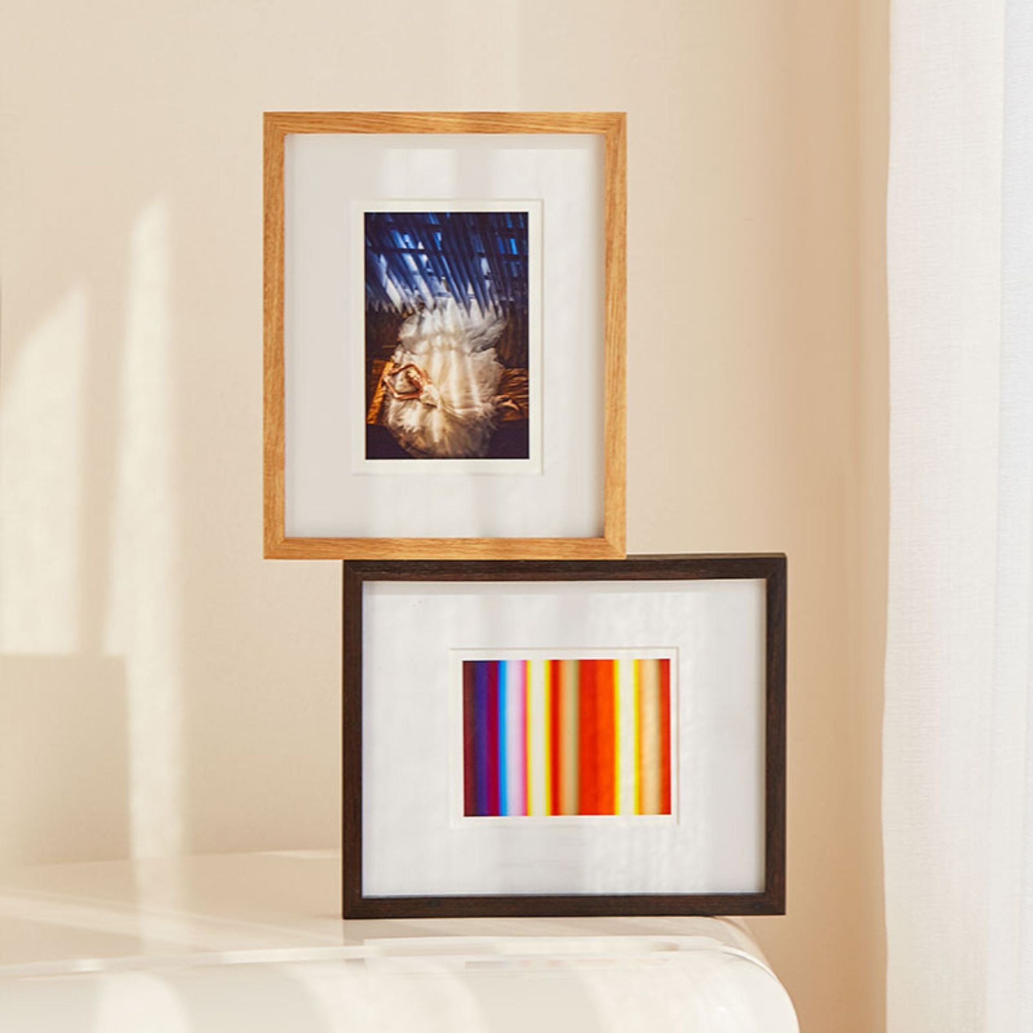 Tenon Series Small Solid Wood Picture Frame – Wenge | Straight Angle Tabletop Display | Minimalist Keepsake Frame