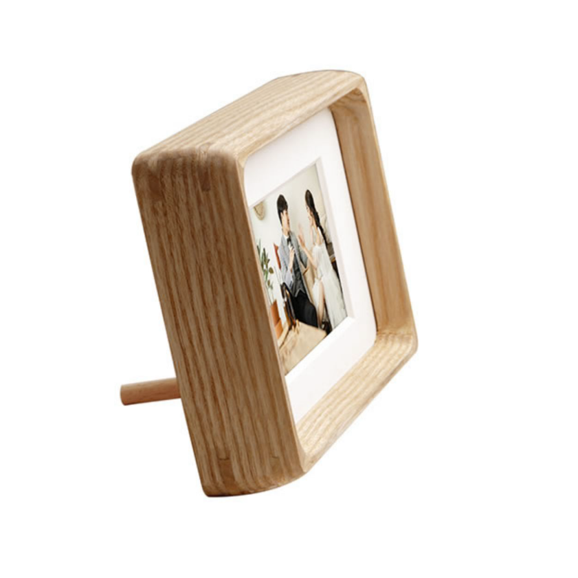 Tenon Series Small Picture Frame – White Ash | Mortise & Tenon Tabletop Solid Wood