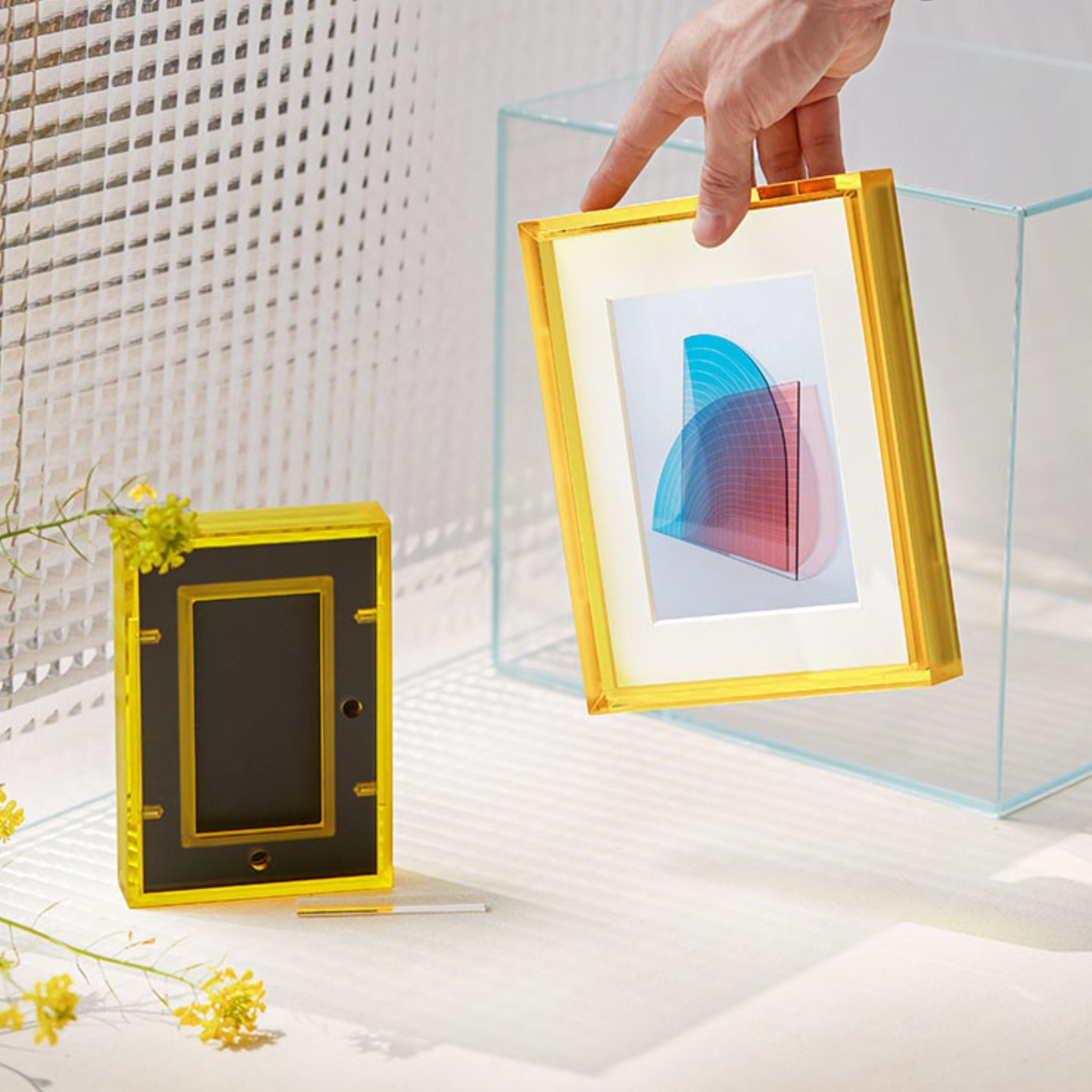 NeonEdge Lemon Acrylic Frame | LaViePhotoPlus