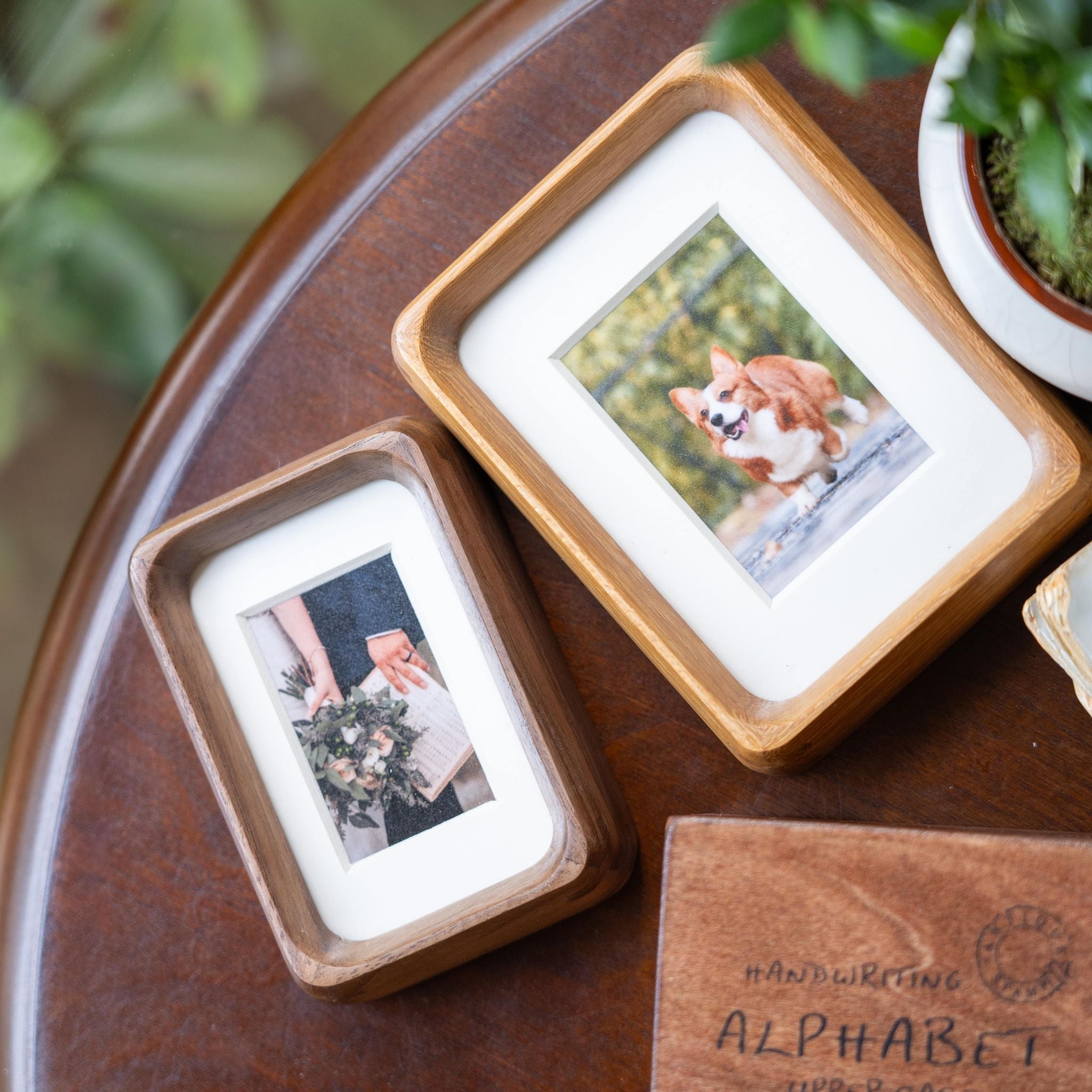 Tenon Series Mini Picture Frame – Teak | Mortise & Tenon Solid Wood