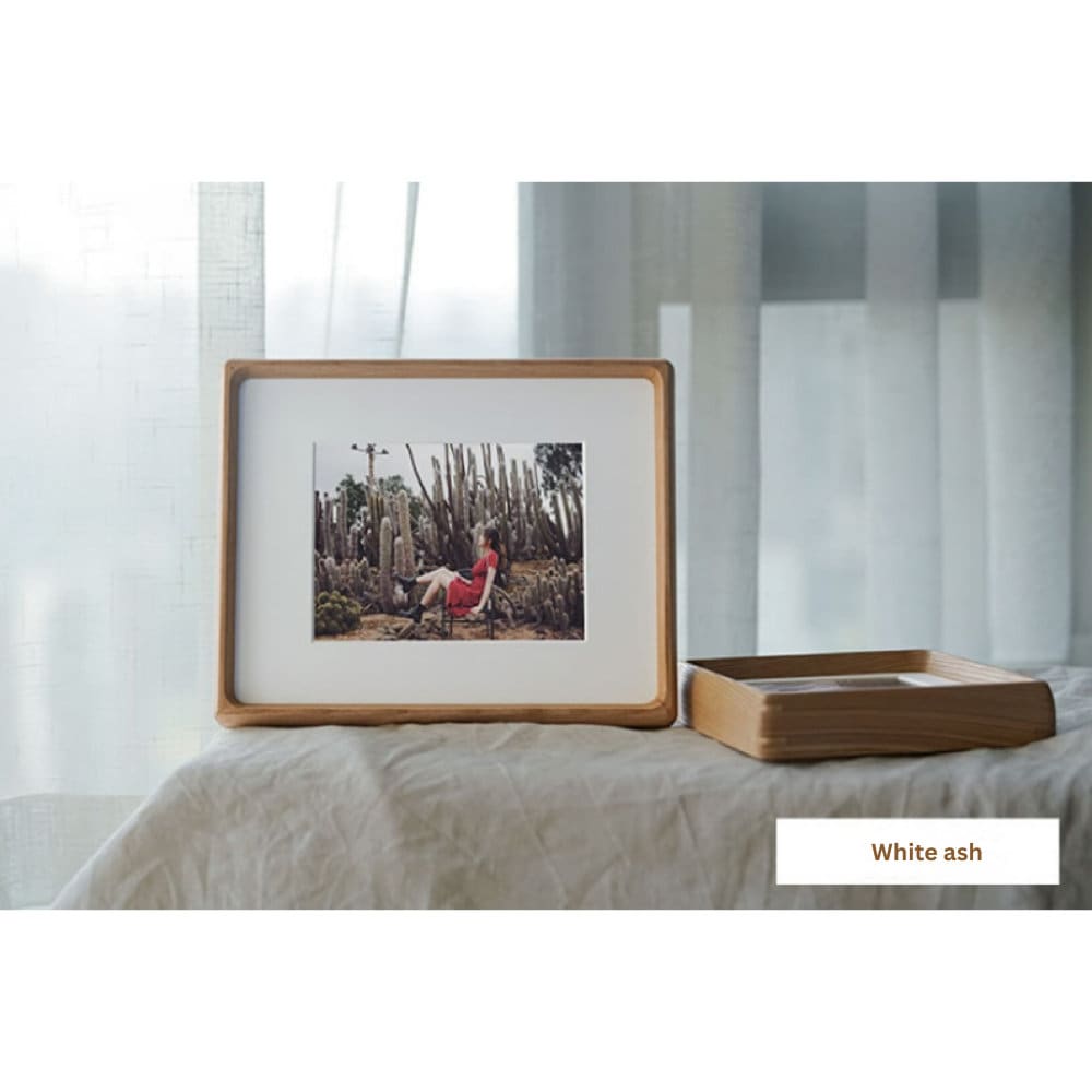 Exquisite Handcrafted Solid Wood Photo Frames - Premium & Value Woods - Perfect for Portraits, Art Gifts - Free Shipping - Bonus Print