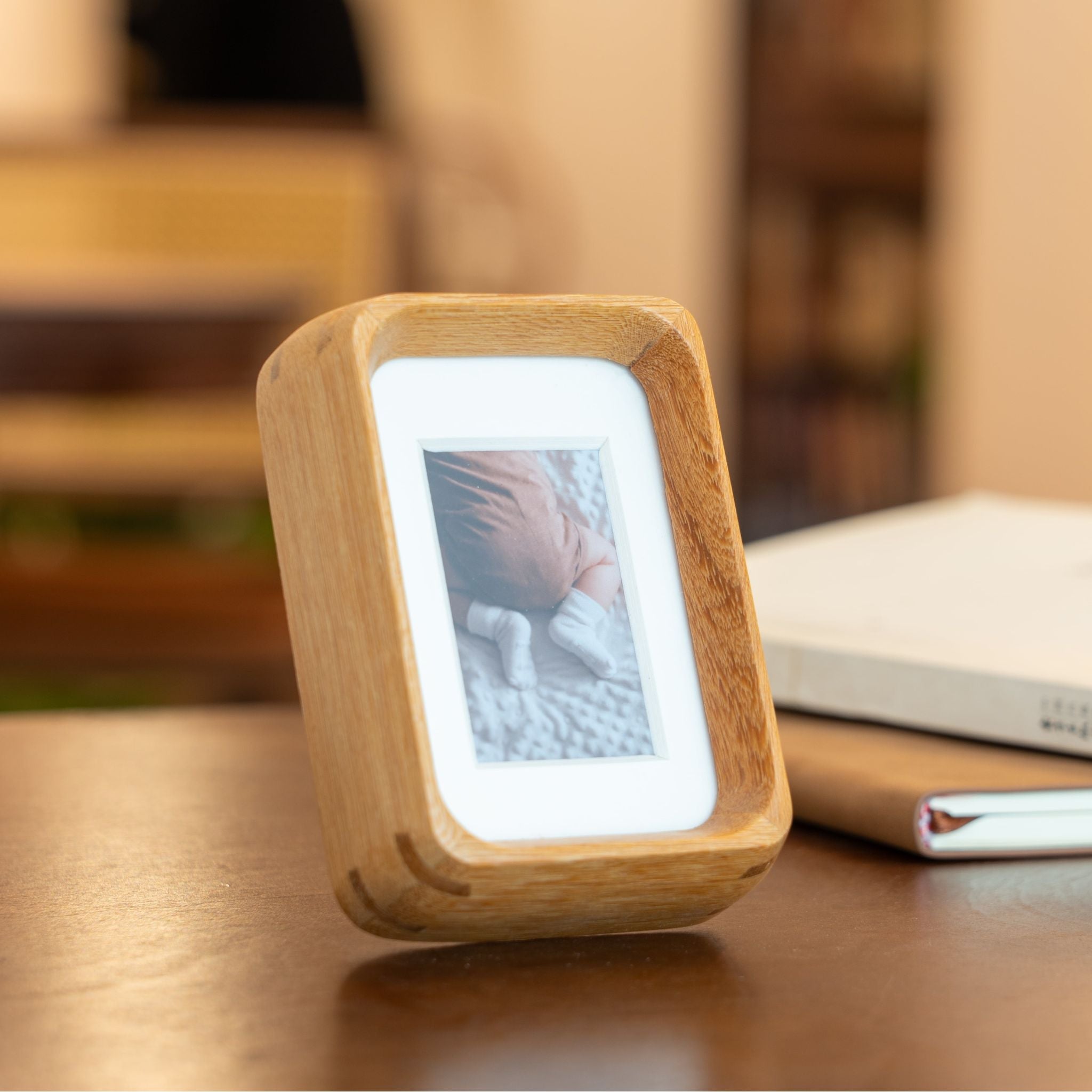 Tenon Series Mini Picture Frame – Teak | Mortise & Tenon Solid Wood