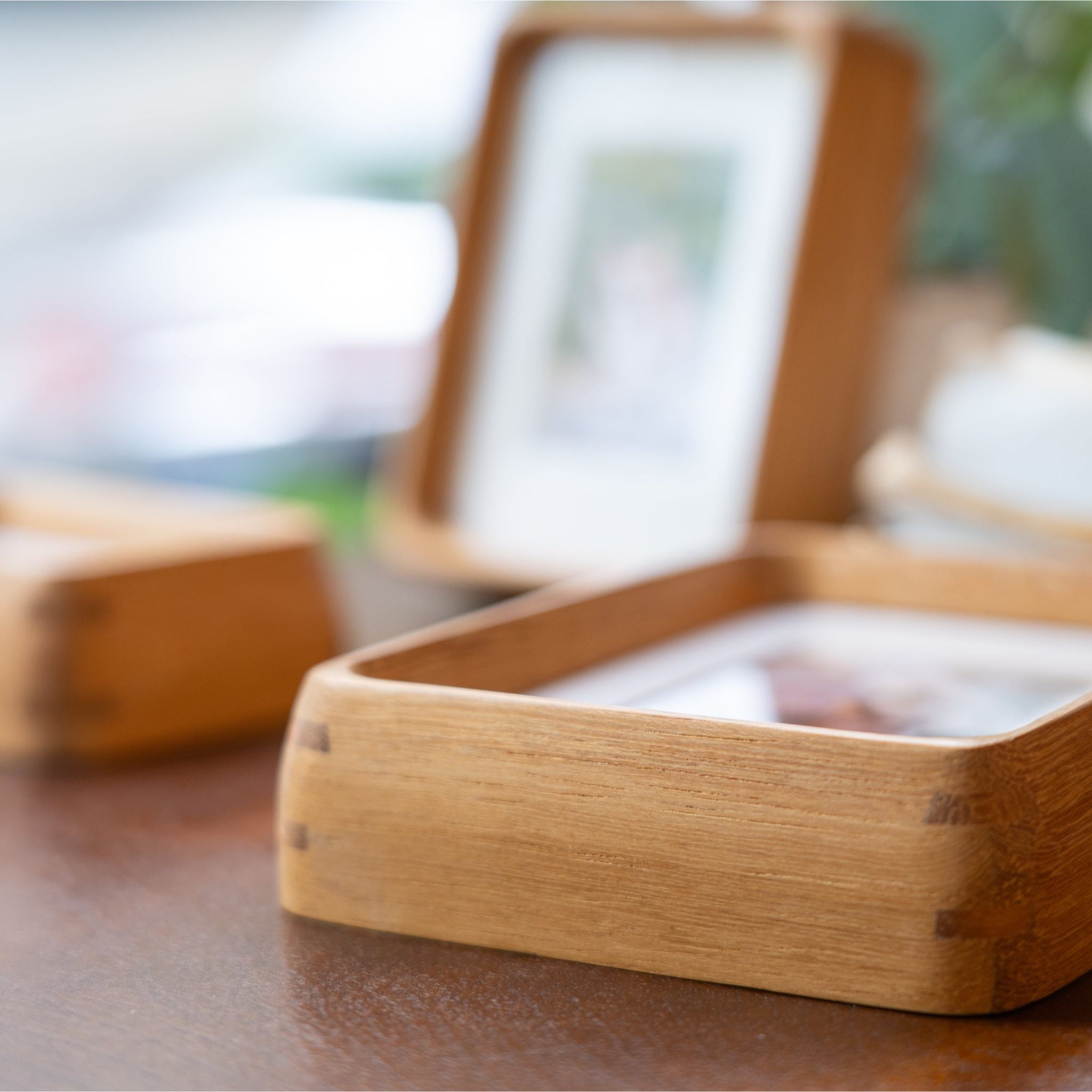 Tenon Series Mini Picture Frame – Teak | Mortise & Tenon Solid Wood